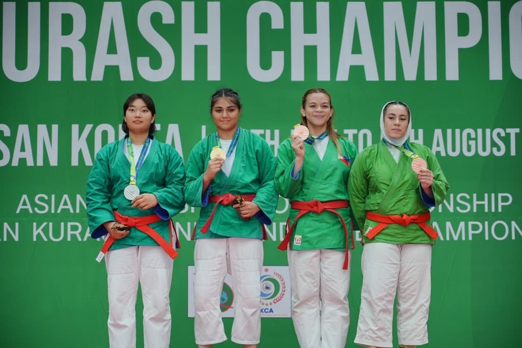 Türkmenistan Günorta Koreýada geçirilen Kuraş boýunça Aziýa çempionatynda 16 medal gazandy