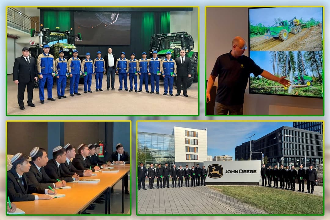 Teachers and students of the Turkmen Agricultural University visited the production facilities of «John Deere»