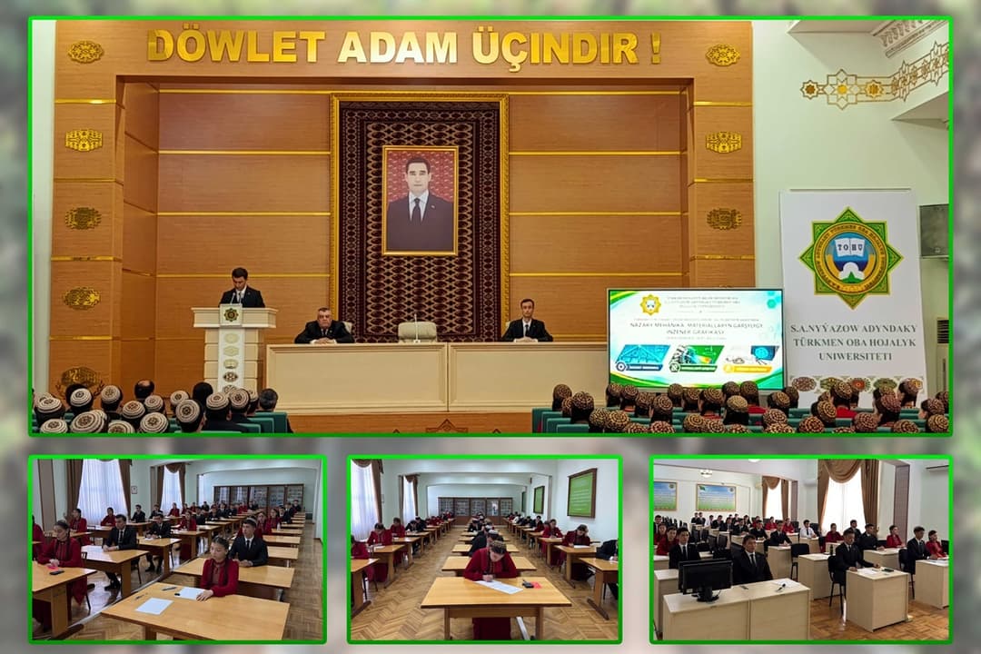 Türkmen oba hojalyk uniwersiteti talyplaryň amaly-nazary bäsleşikleri geçirdi