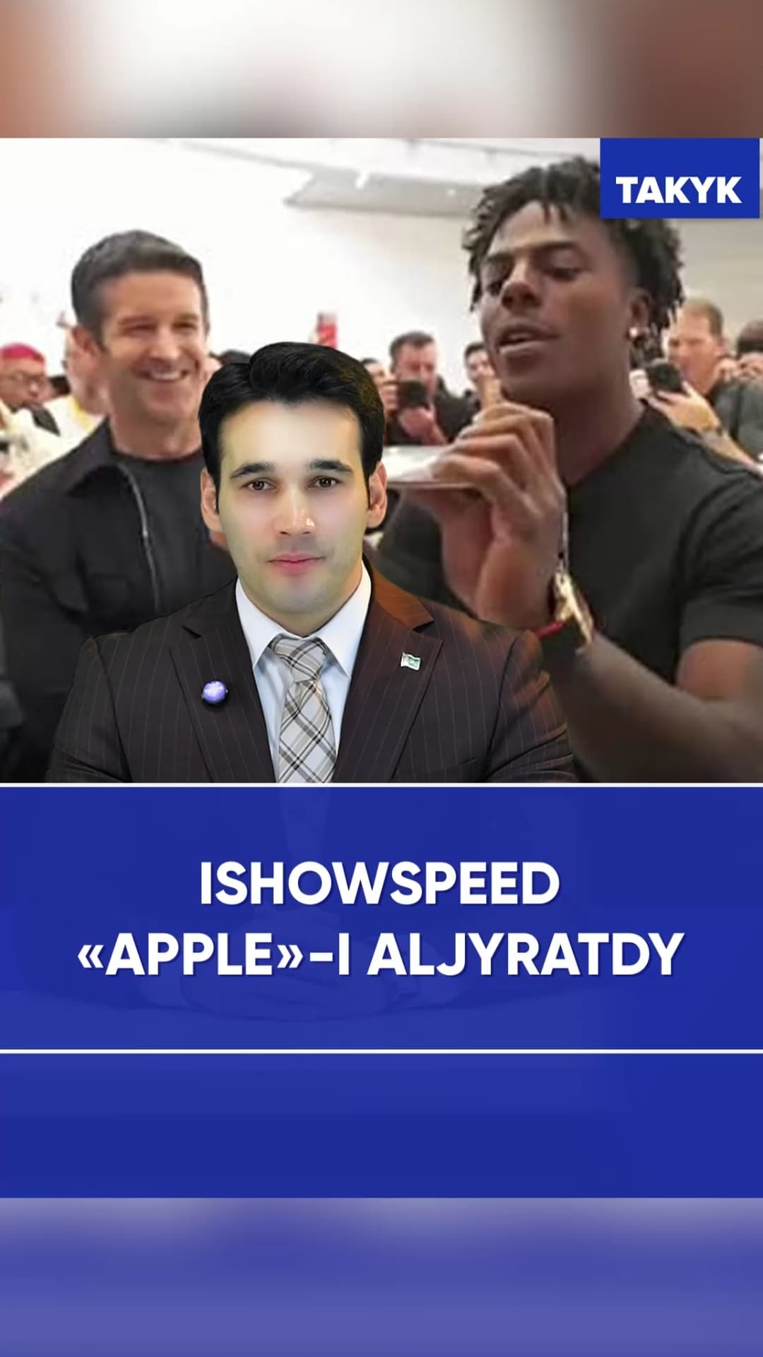IShowSpeed «Apple»-i aljyratdy
