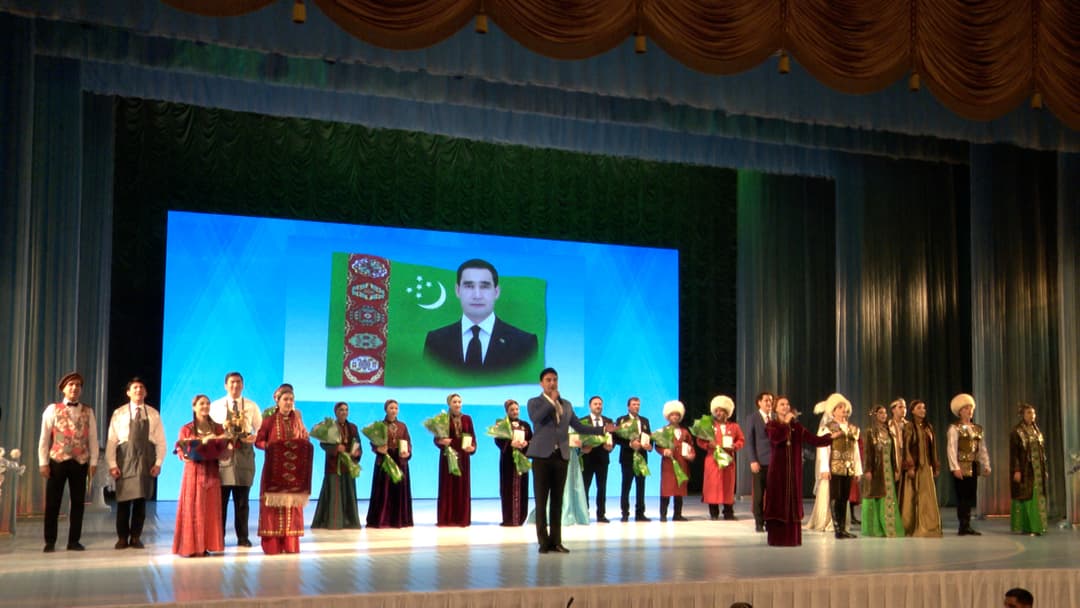 An award ceremony for the winners of the President of Turkmenistan's 'Golden Age of the Turkmen' State Creative Contest has taken place in Ashgabat